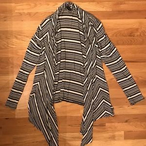 White House Black Market Striped Cardigan